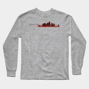 Kansas City Skyline Long Sleeve T-Shirt